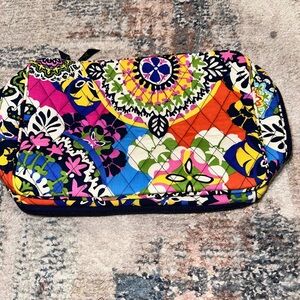 Vera Bradley Colorful Floral Quilted Cosmetic Bag